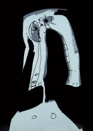 Screenprint Saura - Sans Titre 