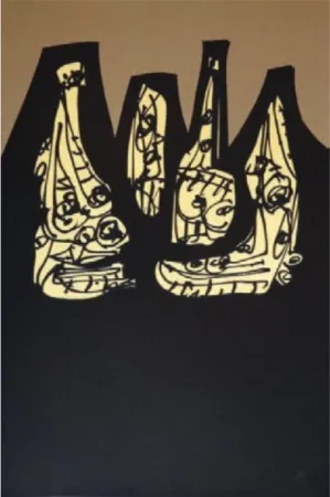 Lithograph Saura - Si mi la ré