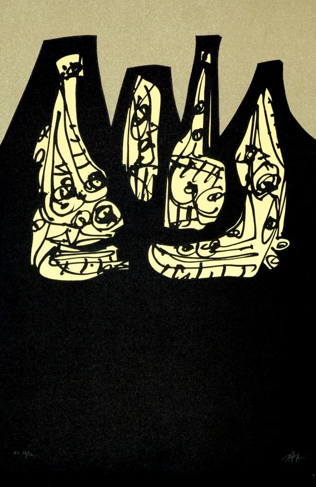 Lithograph Saura - Si, Mi, La, Ré