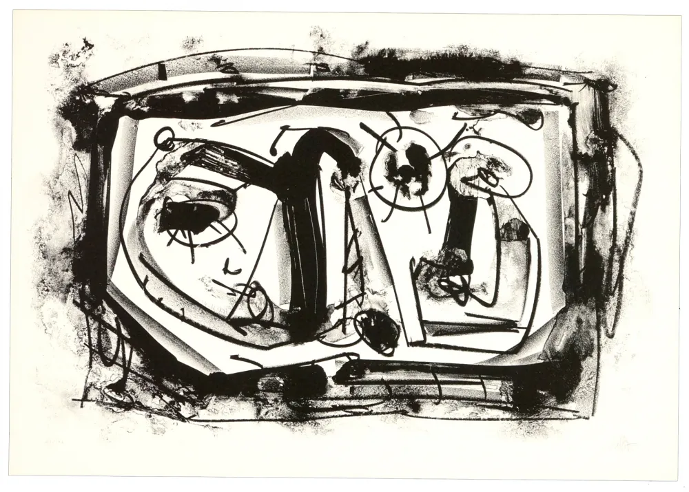 Lithograph Saura - Suaire