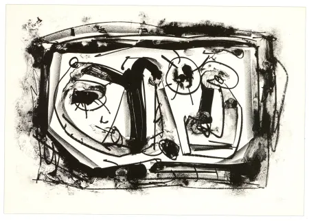 Lithograph Saura - Suaire