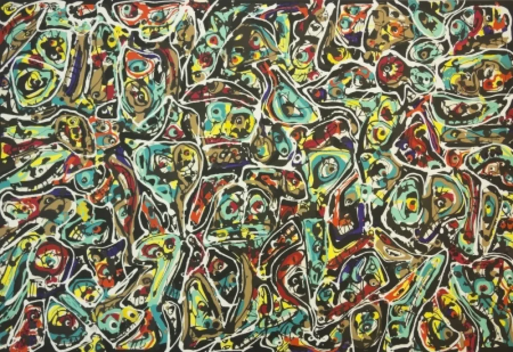 Lithograph Saura - The Danger of the Link 