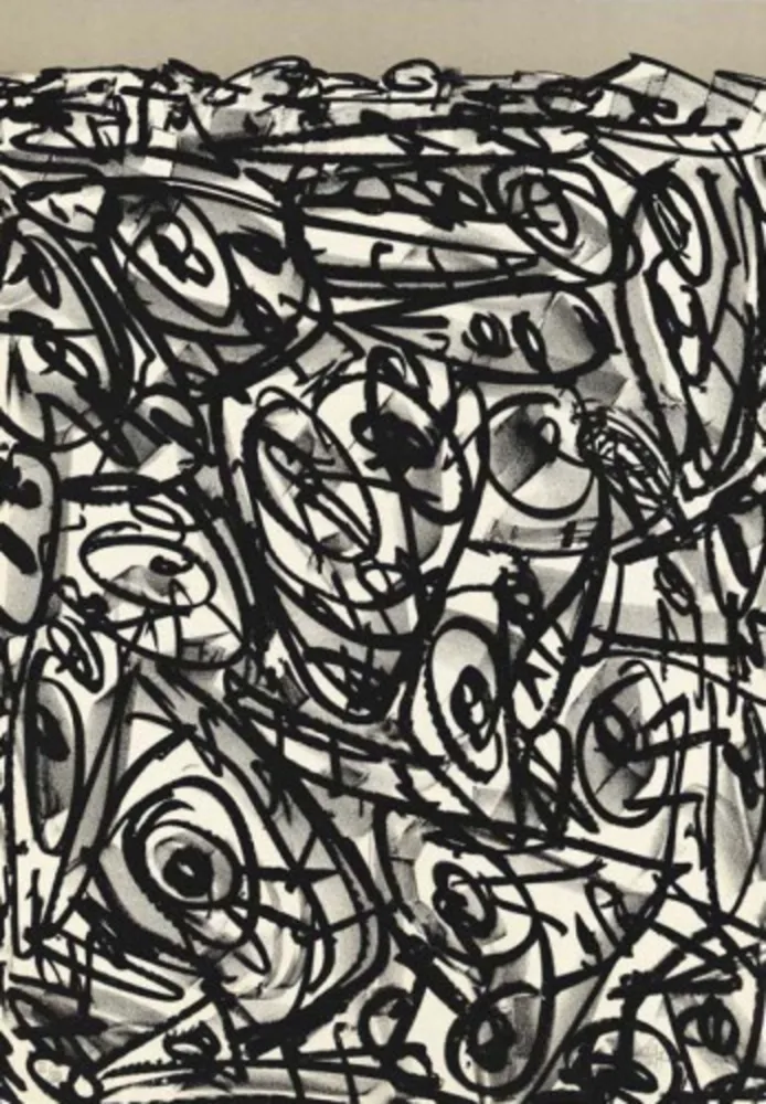 Lithograph Saura - Toda persona tiene derecho a la libertad de reunion y de asociacion pacificas