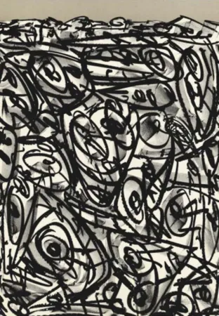 Lithograph Saura - Toda persona tiene derecho a la libertad de reunion y de asociacion pacificas