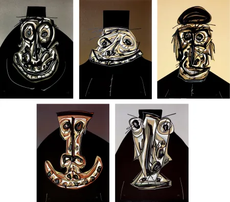 Lithograph Saura - Un chair d'ombre