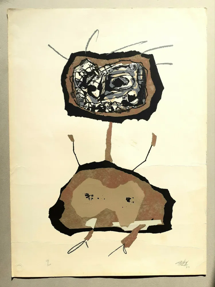 Screenprint Saura - Untitled