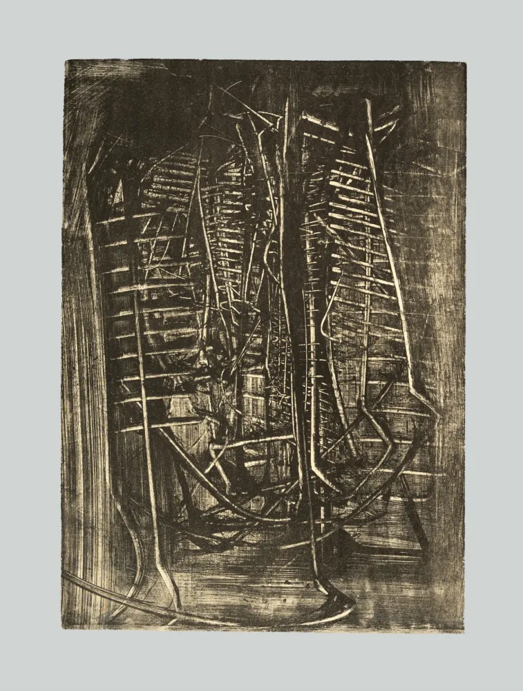 Lithograph Scanavino - Composizione