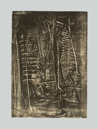 Lithograph Scanavino - Composizione