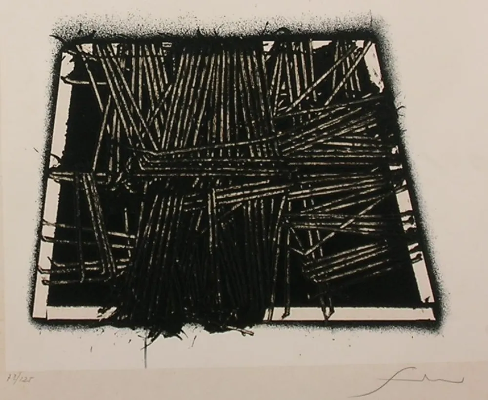 Lithograph Scanavino - SENZA TITOLO