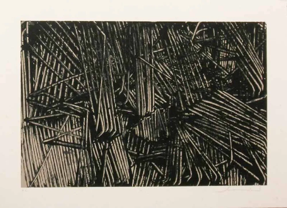 Lithograph Scanavino - SENZA TITOLO