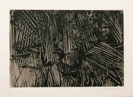 Lithograph Scanavino - SENZA TITOLO