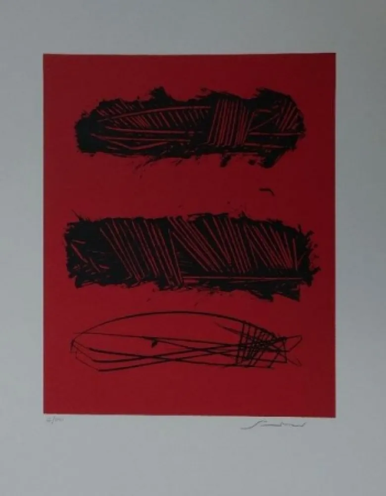 Lithograph Scanavino - Senza titolo