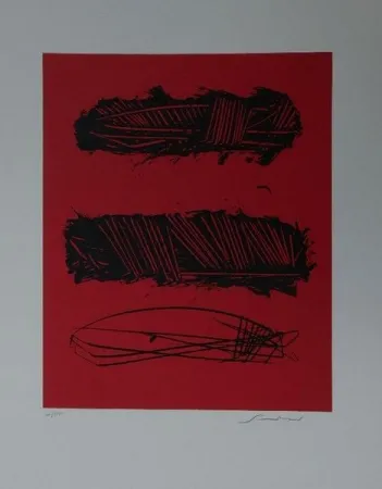 Lithograph Scanavino - Senza titolo