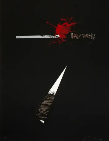 Lithograph Scanavino - Tramature