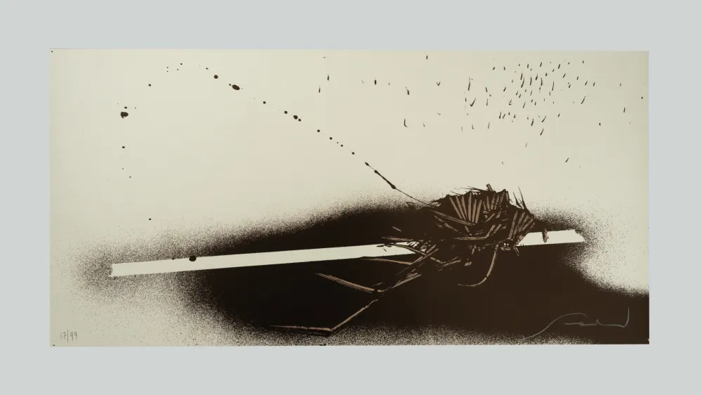 Screenprint Scanavino - Tramature (C)