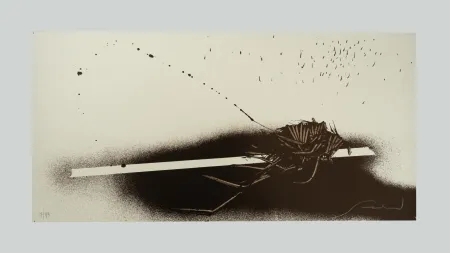 Screenprint Scanavino - Tramature (C)