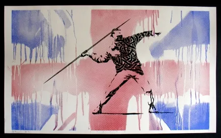 Screenprint Schade - Bansky UK Flag