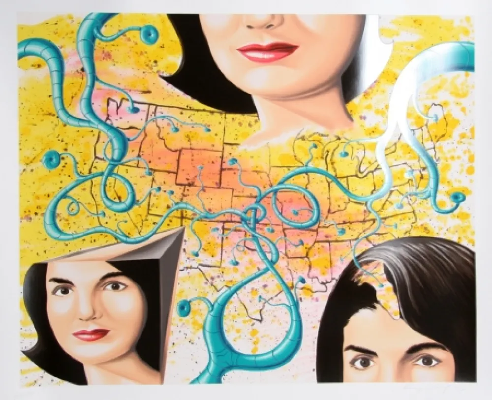 Screenprint Scharf - Kraka Jackie Boom