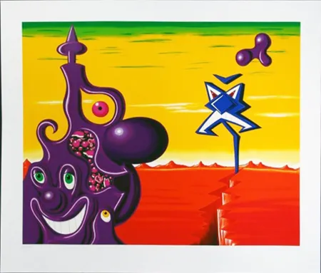 Screenprint Scharf - SAJIPPE KRAKKA JOUJESH