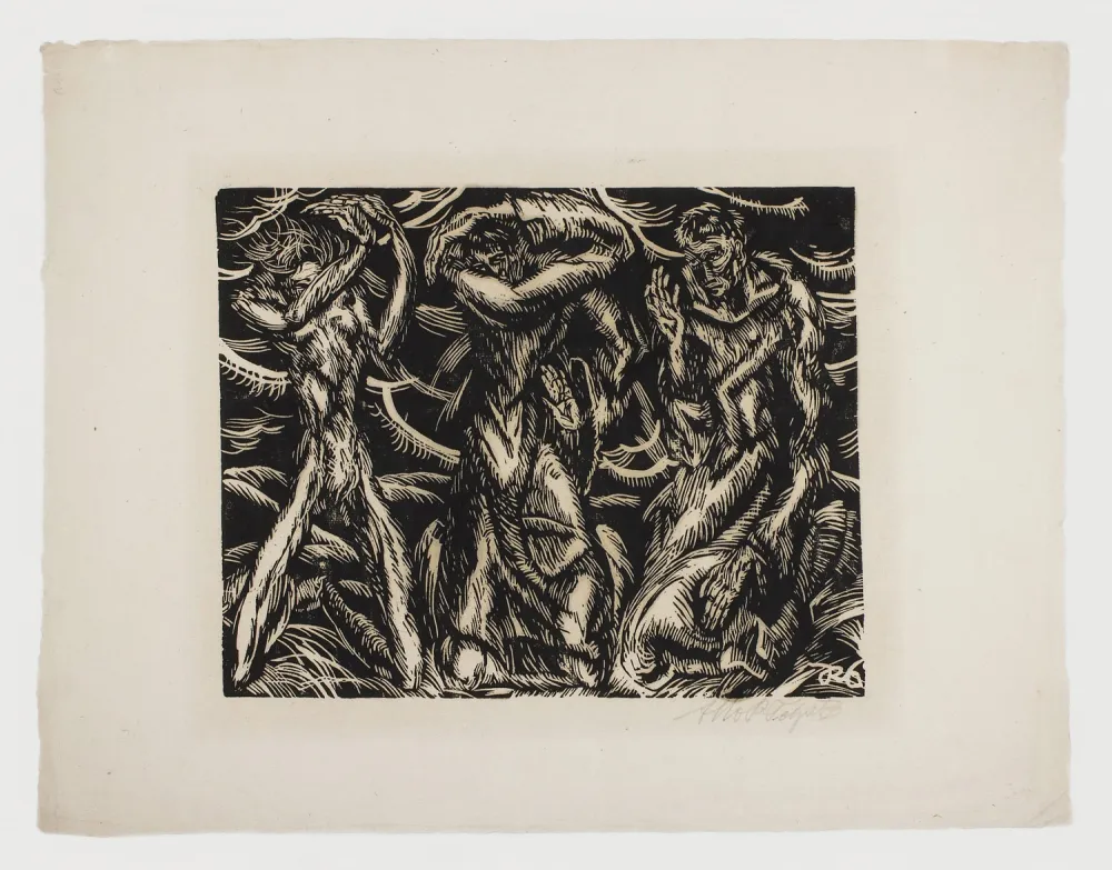 Woodcut Schatz - Sturm (Storm)