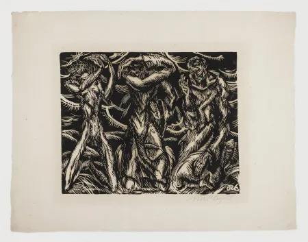 Woodcut Schatz - Sturm (Storm)