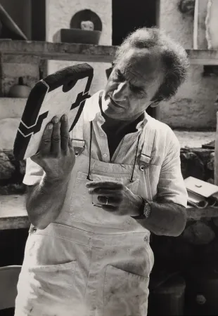 Photography Scheidegger - Eduardo Chillida, 1978. 