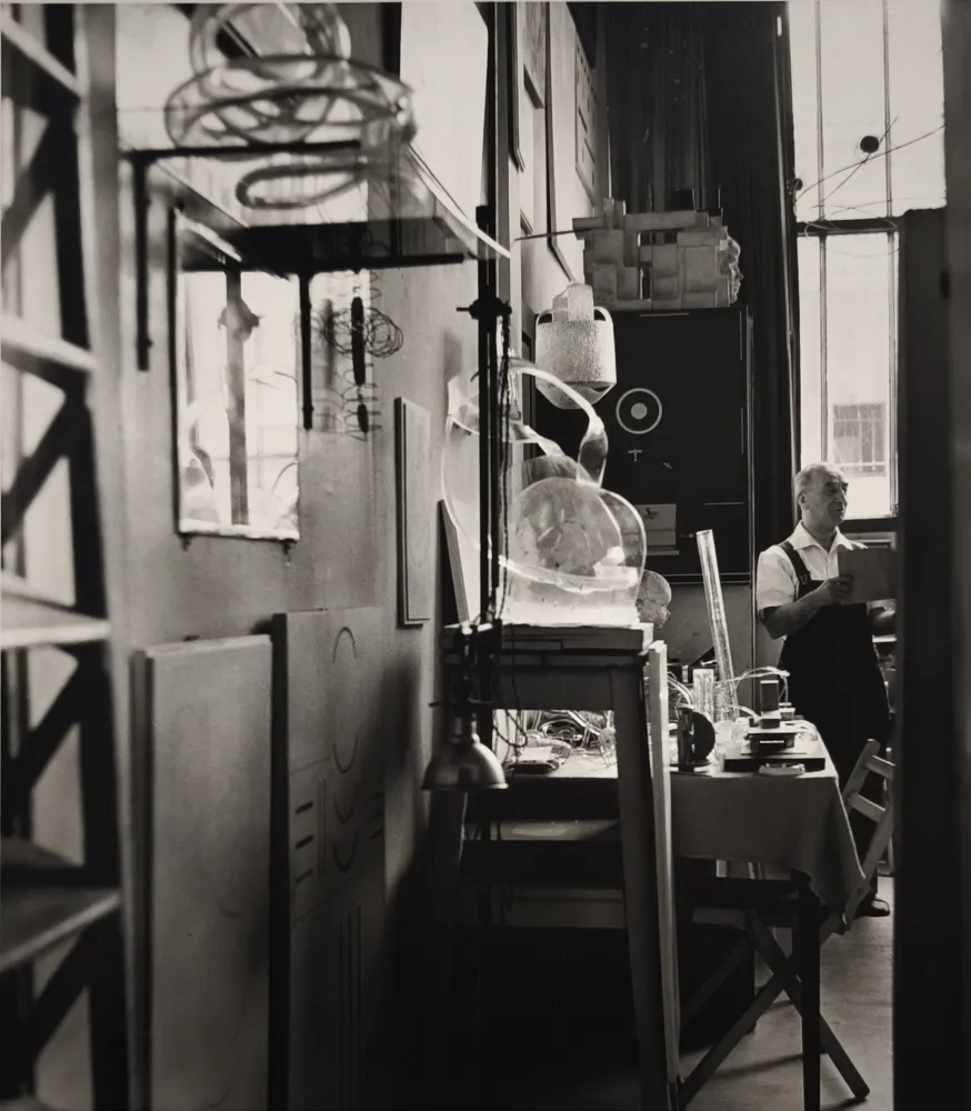 Photography Scheidegger - Georges Vantongerloo, 1950.