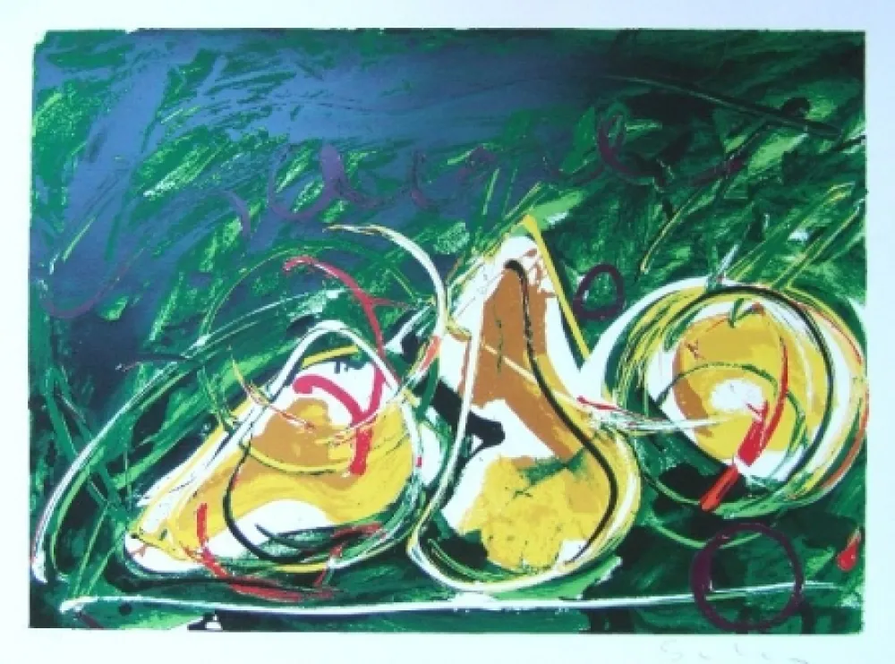 Screenprint Schifano - Apple