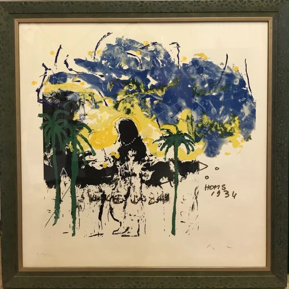 Lithograph Schifano - Banca Popolare