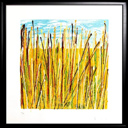 Screenprint Schifano - Campo di grano