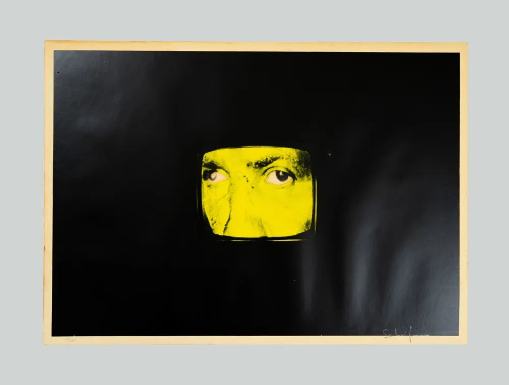 Screenprint Schifano - Composizione