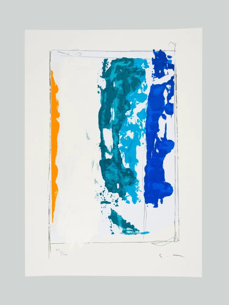 Screenprint Schifano - Composizione