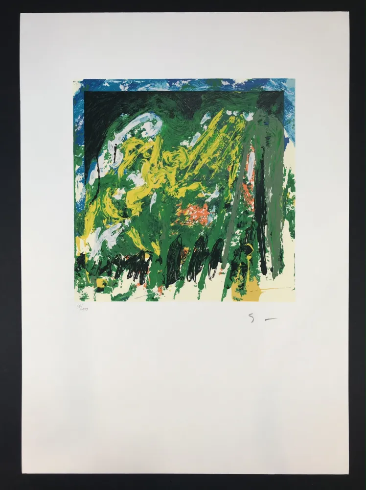 Screenprint Schifano - Declino