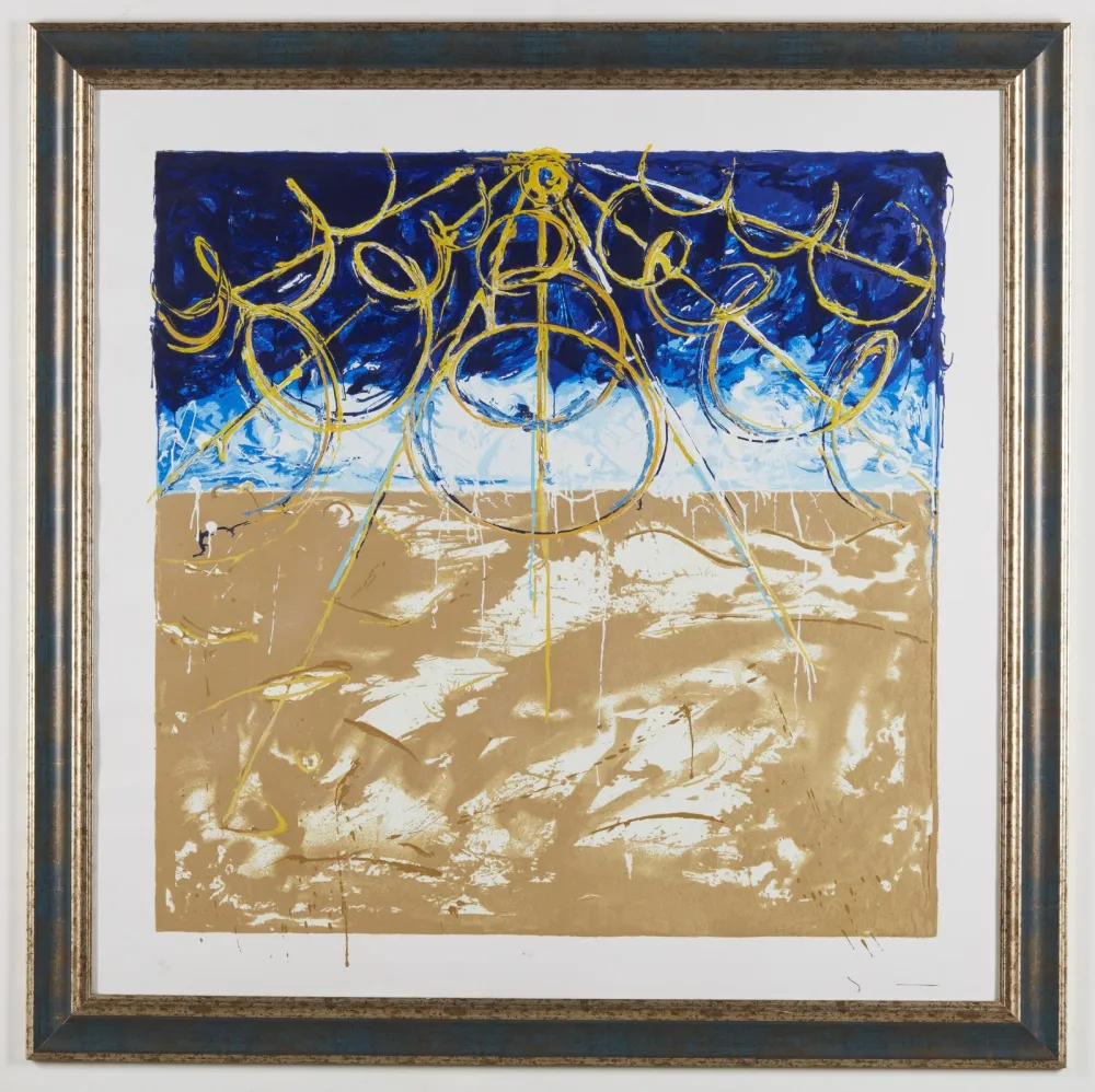 Screenprint Schifano - Deserto