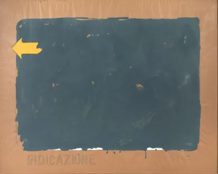 Screenprint Schifano - Indicazione