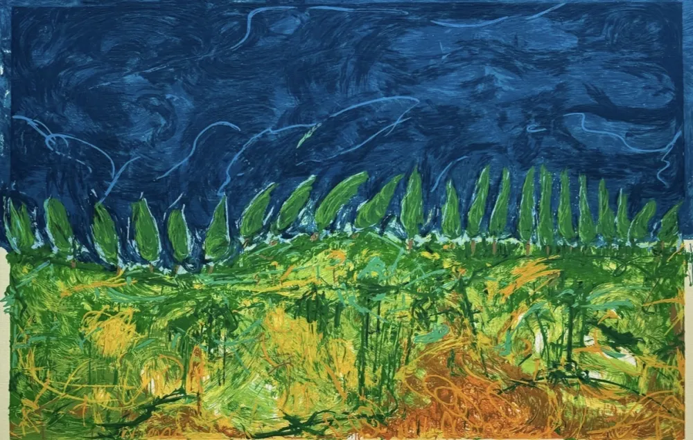 Lithograph Schifano - Mario Schifano (1934–1998) – Bellavista – Enamel screen printing – 1993