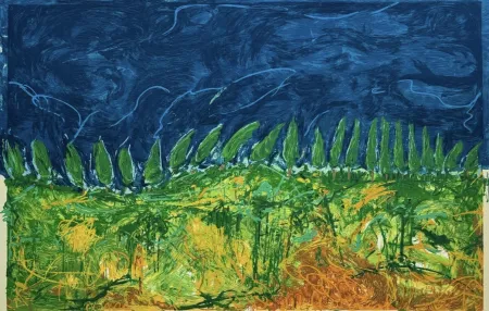 Lithograph Schifano - Mario Schifano (1934–1998) – Bellavista – Enamel screen printing – 1993