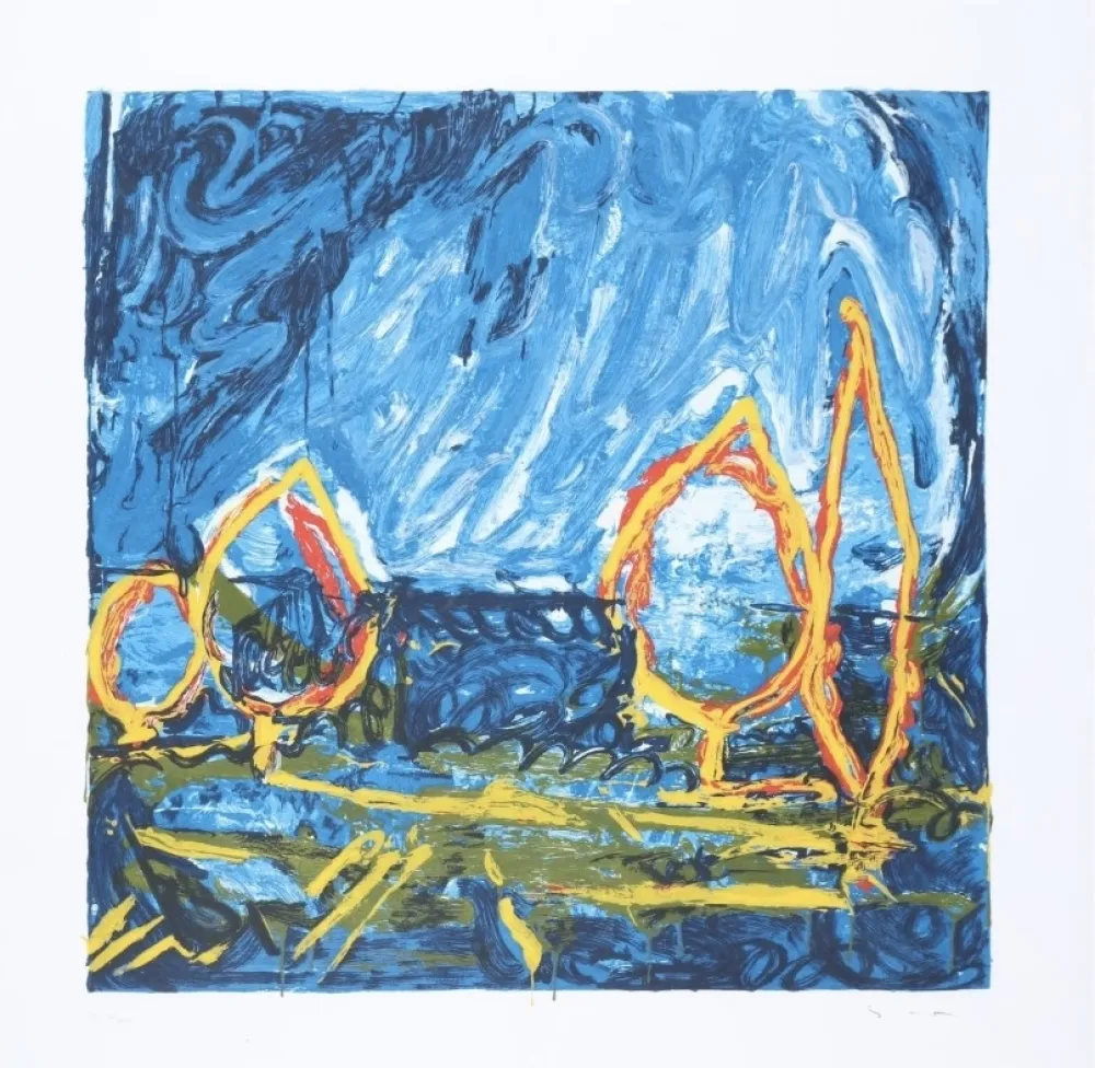 Screenprint Schifano - Mario Schifano (1934–1998) - Esterno - Enamel screen printing - 1996