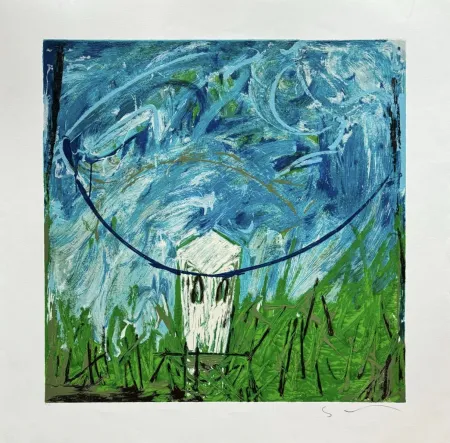 Screenprint Schifano - Mario Schifano (1934–1998) - Grand'angolo - Enamel screen printing - 1988