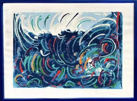 Screenprint Schifano - Onde (Waves)