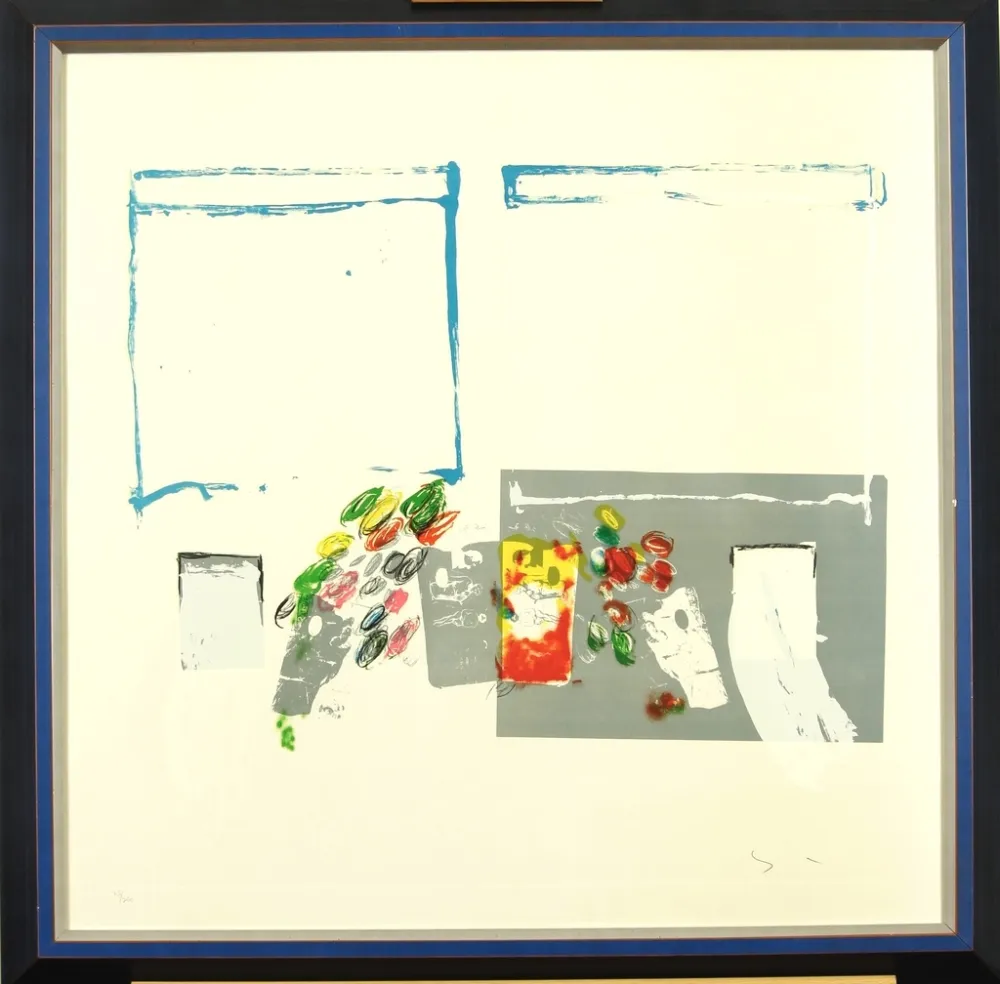 Lithograph Schifano - Pittore Italiano