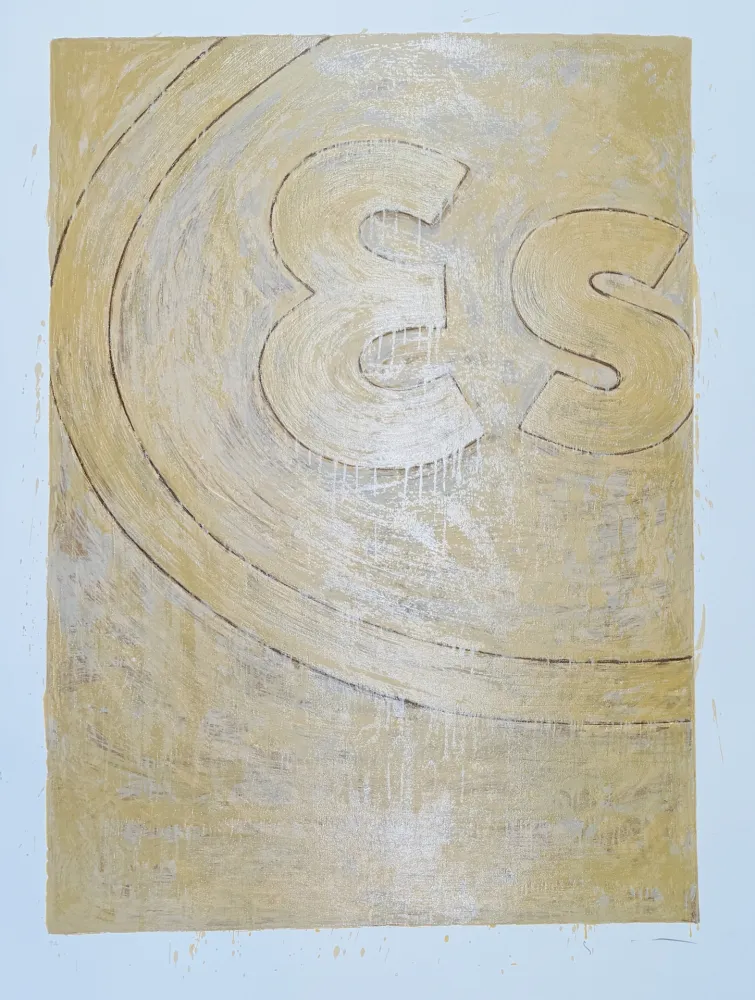 Screenprint Schifano - Propaganda (particolare)