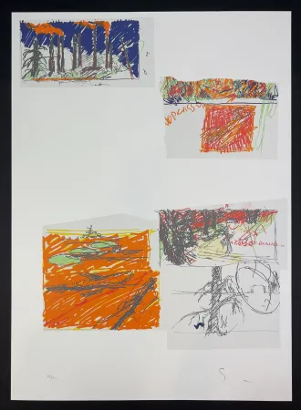 Screenprint Schifano - Senza titolo