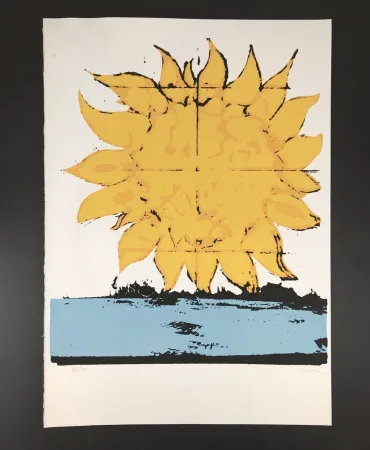 Screenprint Schifano - SOLE MIO