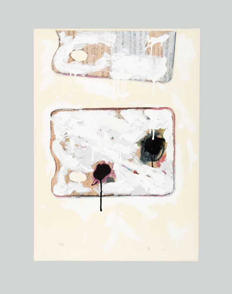 Screenprint Schifano - Tavolozza