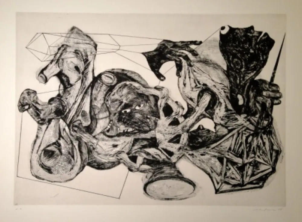 Etching Schifferle - Untitled