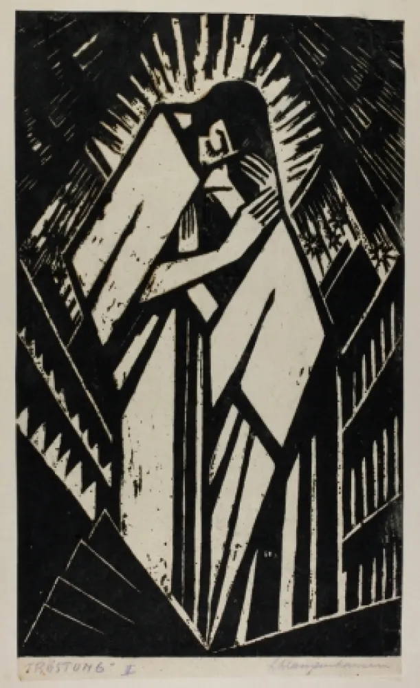 Woodcut Schlangenhausen - Tröstung (Consolation)