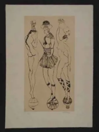 Aquatint Schleime - Sans titre