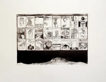 Etching Schmeisser - Skizzen zu Josephus / Sketches for Josephus