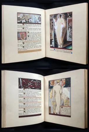 Illustrated Book Schmied - J.-C. Mardrus : HISTOIRE CHARMANTE DE L'ADOLESCENTE SUCRE D'AMOUR (1927).